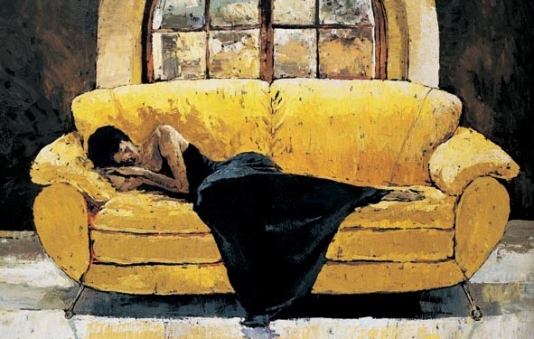 A Sofa in the Kitchen