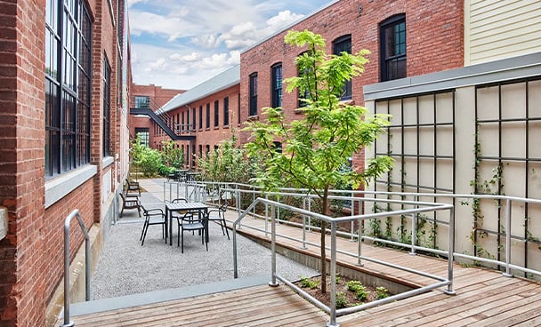 Swift Factory Courtyard Landscape